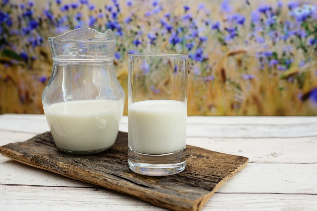 drink, milk, glass