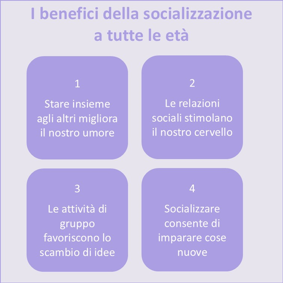 I benefici della socializzazione